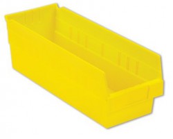 LEWISBins SB186-6 Hopper Front Plastic Shelf Bins - 8 per Carton