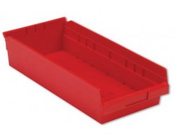 LEWISBins SB188-4 Hopper Front Plastic Shelf Bins - 12 per Carton