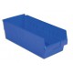 LEWISBins SB188-6 Hopper Front Plastic Shelf Bins - 8 per Carton