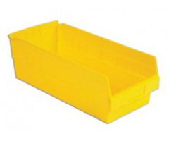 LEWISBins SB188-6 Hopper Front Plastic Shelf Bins - 8 per Carton