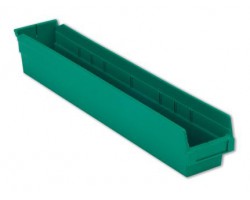 LEWISBins SB244-4 Hopper Front Plastic Shelf Bins - 6 per Carton