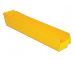 LEWISBins SB244-4 Hopper Front Plastic Shelf Bins - 6 per Carton