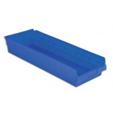 LEWISBins SB248-4 Hopper Front Plastic Shelf Bins - 6 per Carton