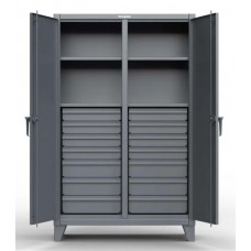 Strong Hold Double Shift Storage Cabinet - 66-DS-242-16DB