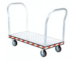 Vestil Aluminum Treadplate Platform Truck - ATP-C-2436-2HDL