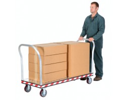 Vestil Aluminum Treadplate Platform Truck - ATP-C-2436-2HDL