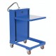 Vestil ETS-460 Self-Elevating Spring Table Cart with 460 lb Capacity | 20" x 20" Platform
