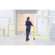Vestil SSG-11 Economical Safety Swing Dock Gate, 132 in Opening, 46-1/4 in Top Rail, Safety Yellow