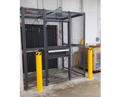 WireCrafters 2-Walls Dock Door Drivers Security Cage - MT2-44HD