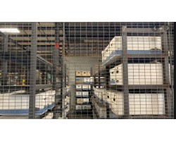 WireCrafters 3-Walls Style 840 Security Cage - W6683H Hinged Door