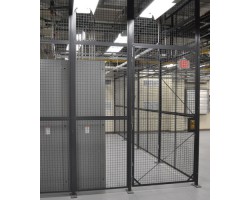 WireCrafters 4-Walls Style 840 Security Cage - W6684H Hinged Door