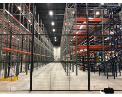 WireCrafters 1-Wall Welded Wire Security Cage Sliding Door RW2481S