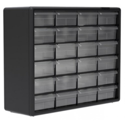 Akro-Mils 24-Drawer Plastic Storage Cabinet 