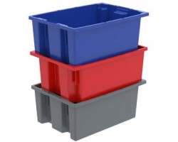 Akro-Mils 35180 Plastic Stack-Nest Container - 6 per Carton