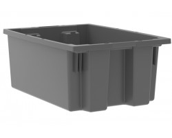 Akro-Mils 35200 Plastic Stack-Nest Containers - 6 per Carton