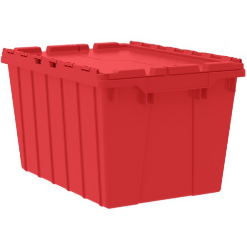 Akro-Mils 39120 Blue 12 gal. Attached Lid Container