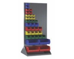 Akro-Mils 30676 Double Sided Louvered Floor Rack