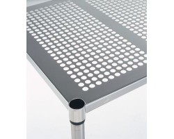 Metro Stainless Steel Industrial Perf Top Bench - CTP3060S-H