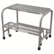 Cotterman 1002N2626-A2 Solid Metal Rubber Tread Safety Ladder