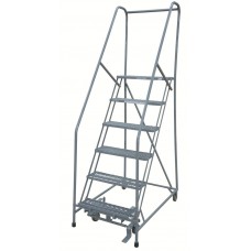 Cotterman 1006R1824-A2 Safety Ladder | Solid Metal Rubber Tread