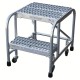 Cotterman A2N2626-A4 Safety Aluminum Ladder-Solid Ribbed Steps