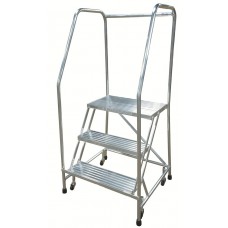 Cotterman A3R1822-A4 Safety Aluminum Ladder-Solid Ribbed Steps