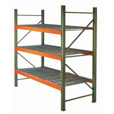 Husky IU42x192x96x6111-4SW Pallet Rack Starter Unit - Wire Decking