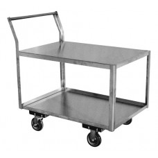 Jamco 2-Shelf XL236-U5 Stainless Steel Low Profile Cart