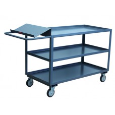 Jamco 3-Shelf LO236-U5 Steel Service Cart