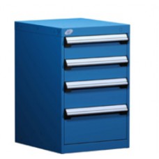 Rousseau 4-Drawer L-Series Stationary Modular Cabinet L3ABG-2836