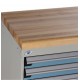 Rousseau WS51-7212 Adjustable Cantilever Laminated Wood Shelf