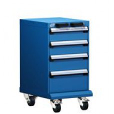 Rousseau 4-Drawer Modular Tool Cart, 18 x 27 x 33-1/4, Model L3BBG-2803L3B