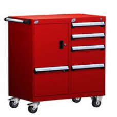 Rousseau 5-Drawer Modular Tool Cart - L3BED-3401L3B