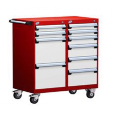 Rousseau 10-Drawer Modular Drawer Tool Cart - L3BEG-3404L3B