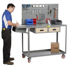 Little Giant Mobile Steel Workstation - QC2448-TL2DRPB