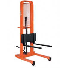 Presto Lifts Foot Operated Adjustable Forks Manual Stacker - M252