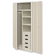 Pucel Industrial Wardrobe Storage Cabinet - WSC-6072-24-4D