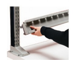 Rousseau Metal WM28-3401 Plastic Bin Rail
