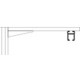 Rousseau Metal WM47-4801 Tool Rail