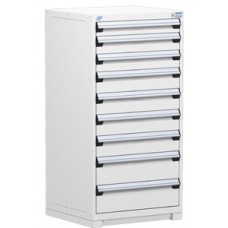 Rousseau 9-Drawer Stationary Modular Storage Cabinet R5ADG-5806