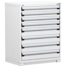 Rousseau R5AEC-4414 Heavy-Duty 8-Drawer Modular Storage Cabinet – High-Capacity Industrial Tool & Parts Organization