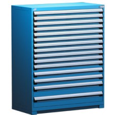 Rousseau R5AHE-5805 15-Drawer Stationary Modular Storage Cabinet – Ultra High-Density Industrial Storage