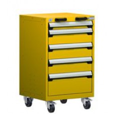 Rousseau 5-Drawer Heavy Duty Modular Drawer Cart R5BCD-3401