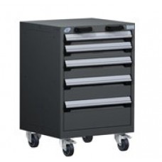 Rousseau 5 Drawer Heavy Duty Modular Drawer Cabinet Cart R5BCG-3053