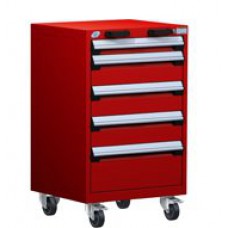 Rousseau 5-Drawer Heavy Duty Modular Drawer Cart R5BCG-3402