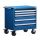 Rousseau 4-Drawer Heavy Duty Modular Drawer Cart - R5BDD-3015