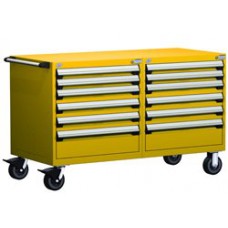 Rousseau Metal R5DHG-3002 Heavy Duty 12-Drawer Modular Cart