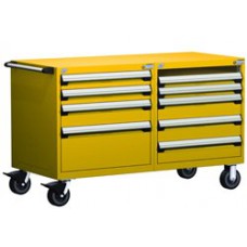 Rousseau Metal R5DHG-3009 Heavy Duty 8-Drawer Modular Cart