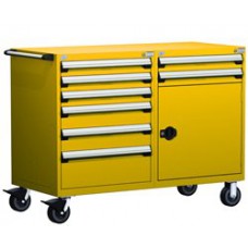 Rousseau Metal R5DHG-3802 Heavy Duty 8-Drawer Modular Cart
