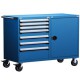 Rousseau R5DKG-3803 Heavy Duty 7-Drawer Modular Cart